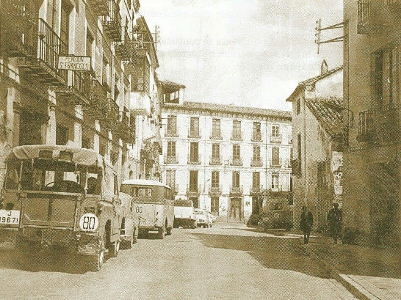 Plaza de las Cruces - Plaza de las Cruces. Foto antigua