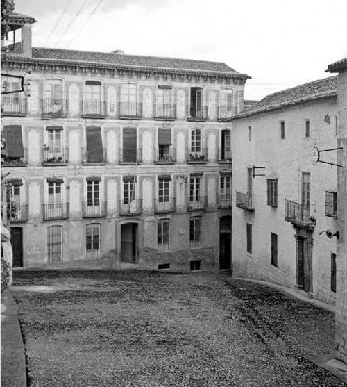 Plaza de las Cruces - Plaza de las Cruces. Foto antigua