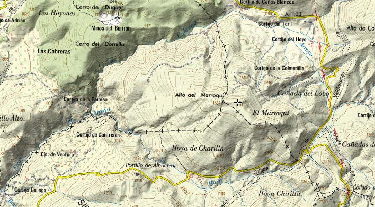 El Marroqu - El Marroqu. Mapa