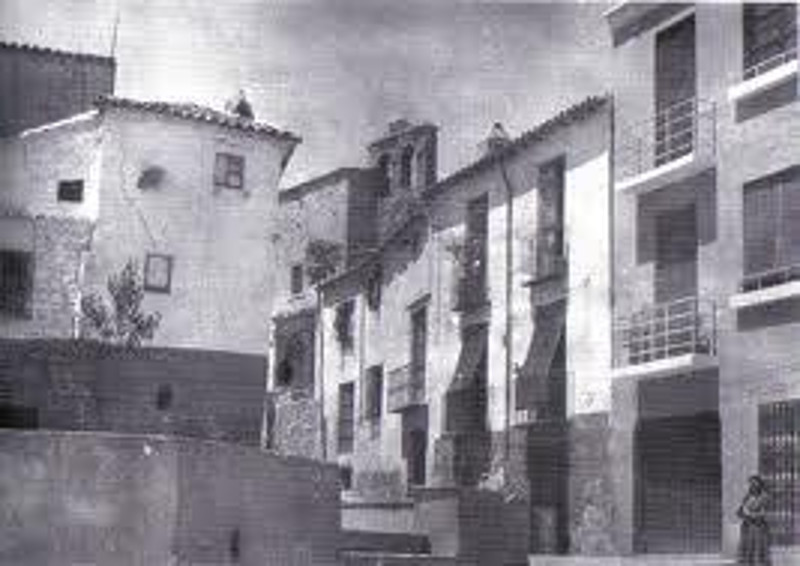 Bar de la Plaza de San Agustn - Bar de la Plaza de San Agustn. Foto antigua