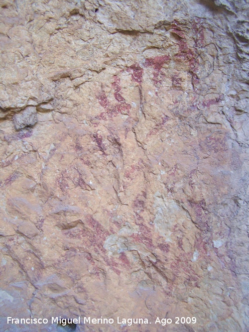 Pinturas rupestres del Poyo Bernab Grupo VI - Pinturas rupestres del Poyo Bernab Grupo VI. Cabras