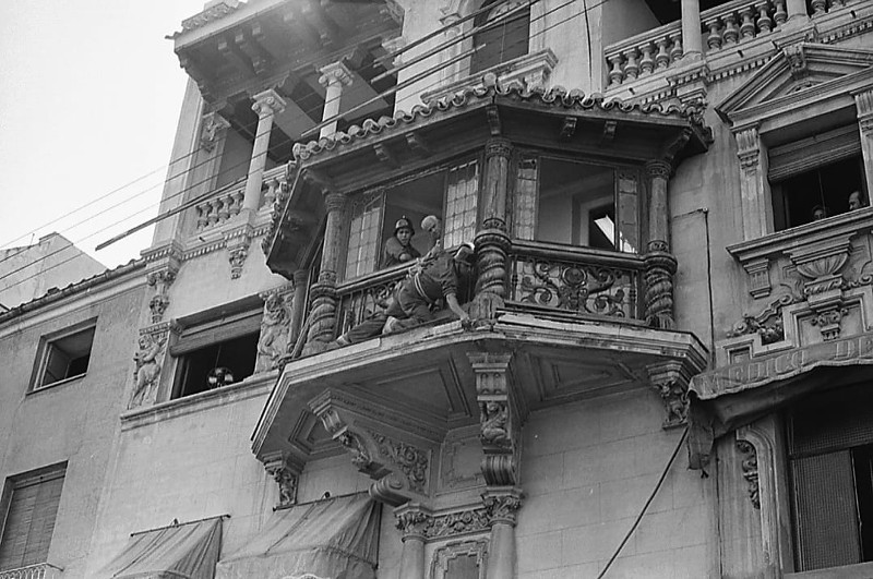 Edificio de la Calle Bernab Soriano n 18 - Edificio de la Calle Bernab Soriano n 18. Foto antigua