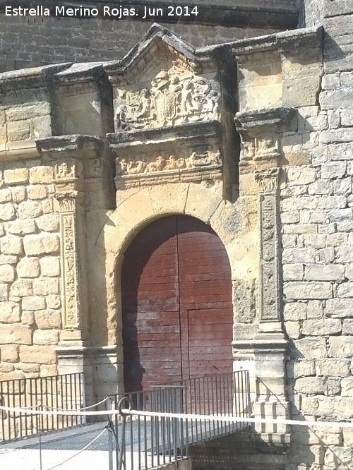 Castillo de Sabiote. Puerta de entrada - Castillo de Sabiote. Puerta de entrada. 