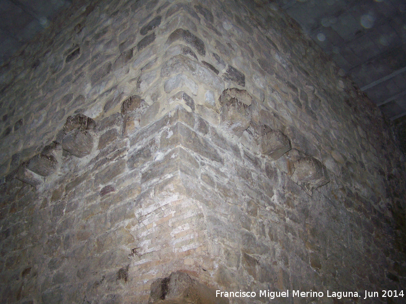Castillo de Sabiote. Torre del Homenaje - Castillo de Sabiote. Torre del Homenaje. Matacn de la torre medieval
