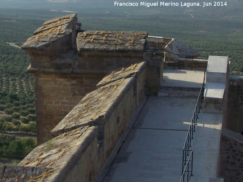 Castillo de Sabiote. Torre Abaluardada - Castillo de Sabiote. Torre Abaluardada. Azotea