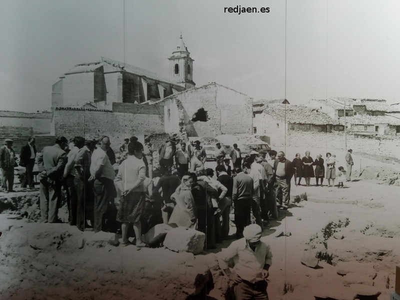 Yacimiento de la Plaza del Castillo - Yacimiento de la Plaza del Castillo. Foto antigua