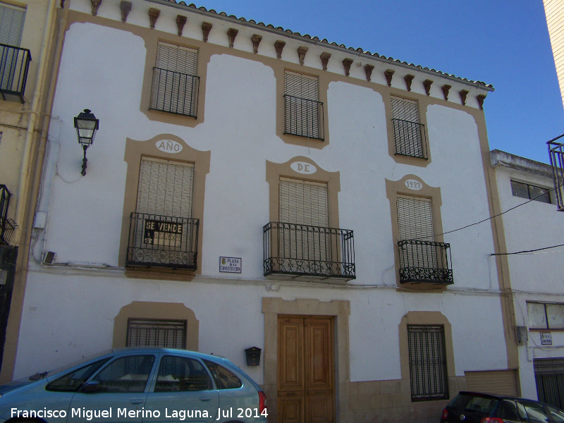 Casa de la Plaza de la Constitucin - Casa de la Plaza de la Constitucin. Fachada