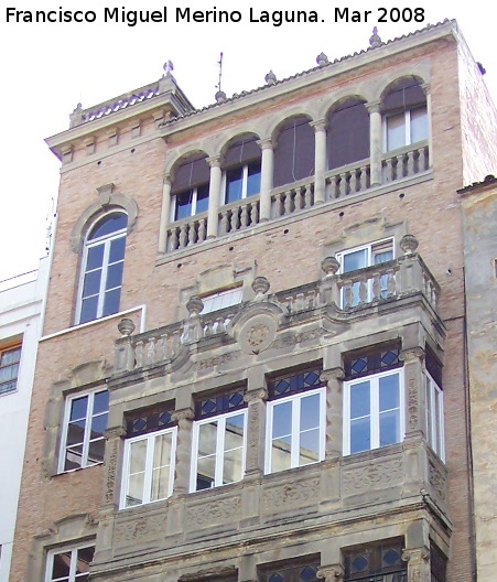 Casa de las Caritides - Casa de las Caritides. Parte alta de la Plaza del Psito