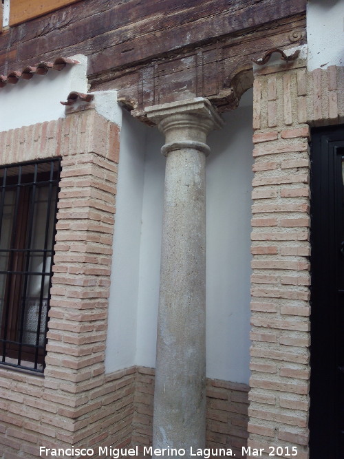 Casa de la Calle Las Palmas n 4 - Casa de la Calle Las Palmas n 4. Columna y zapatas