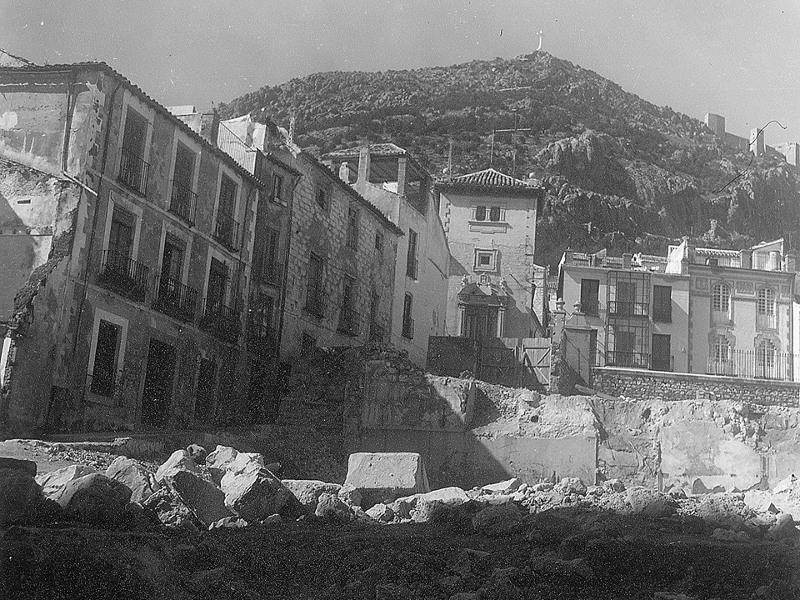 Convento de Santa Mara de los ngeles - Convento de Santa Mara de los ngeles. Foto antigua ya derribado