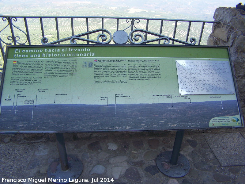 Mirador de Sorihuela del Guadalimar - Mirador de Sorihuela del Guadalimar. 