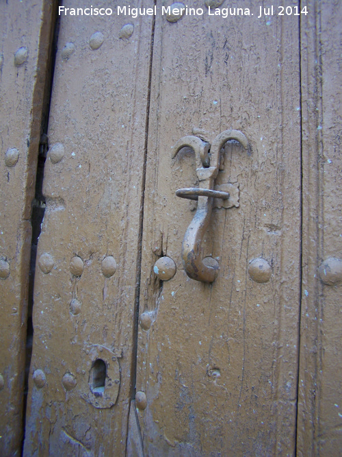 Casa de la Calle Pozo de Nieve - Casa de la Calle Pozo de Nieve. Aldaba