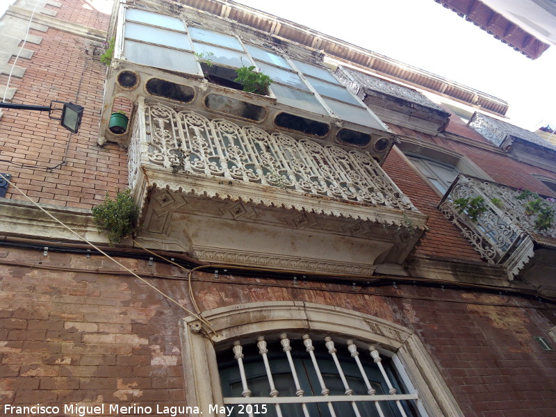 Casa de la Calle San Bartolom n 1 - Casa de la Calle San Bartolom n 1. Detalle del balcn