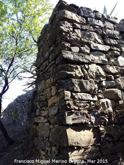 Cortijo el Mirador - Cortijo el Mirador. Muro de piedra seca