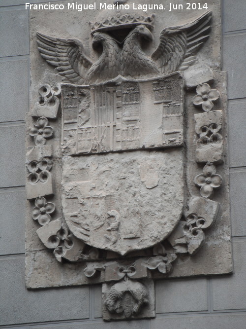 Casa de la Justicia - Casa de la Justicia. Escudo de Carlos I