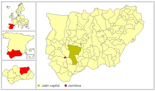 Jamilena - Jamilena. Localizacin