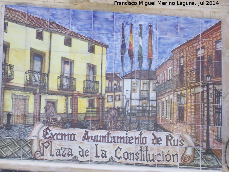 Plaza de la Constitucin - Plaza de la Constitucin. Azulejos
