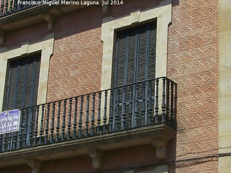 Casa de la Avenida de la Constitucin n 2 - Casa de la Avenida de la Constitucin n 2. Fachada de azulejos