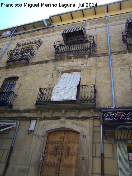 Casa de la Calle Carrera n 2 - Casa de la Calle Carrera n 2. Fachada