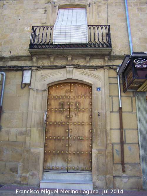 Casa de la Calle Carrera n 2 - Casa de la Calle Carrera n 2. Portada