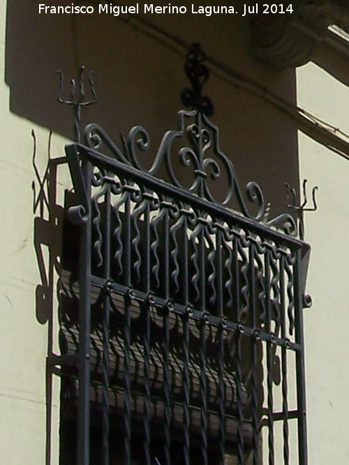 Casa de la Calle Antonio Machado n 5 - Casa de la Calle Antonio Machado n 5. Detalle de la reja