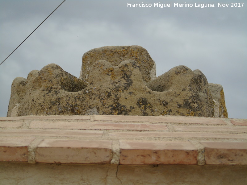 Castillo de Jimena - Castillo de Jimena. Clave de la caseta de las escaleras