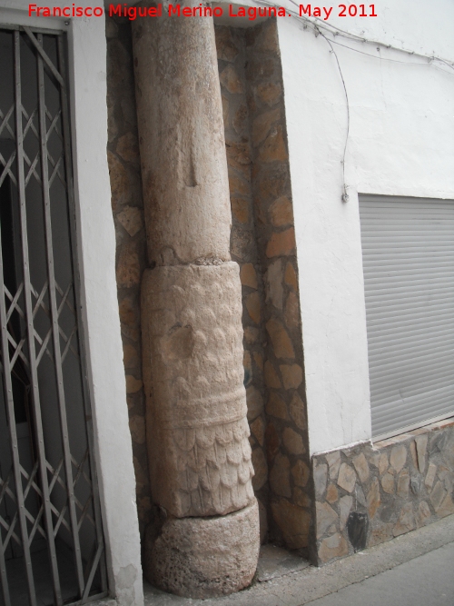 Arco del Postigo - Arco del Postigo. Columnas romanas