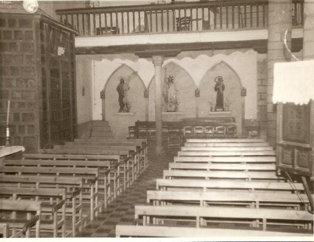 Iglesia de Santiago Mayor - Iglesia de Santiago Mayor. Foto antigua. Coro