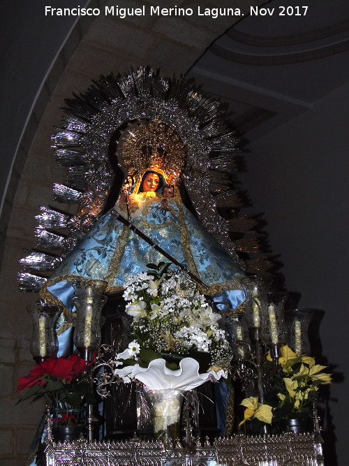 Iglesia de Santiago Mayor - Iglesia de Santiago Mayor. Virgen del Rosario