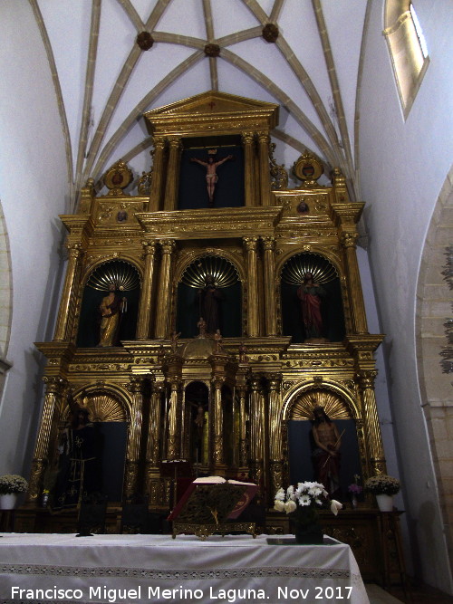 Iglesia de Santiago Mayor - Iglesia de Santiago Mayor. Retablo