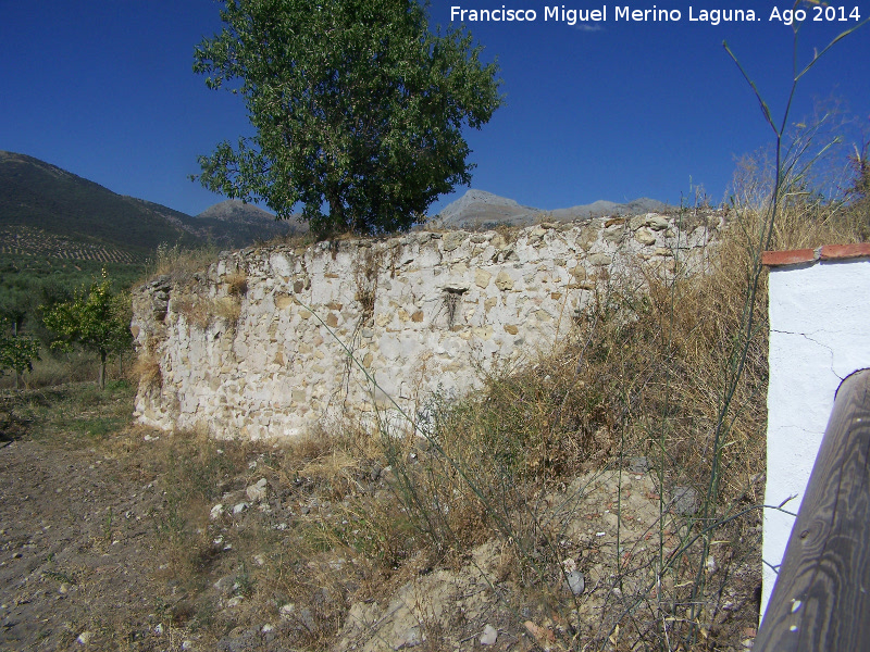 Era de Bornos - Era de Bornos. Muros de nivelacin