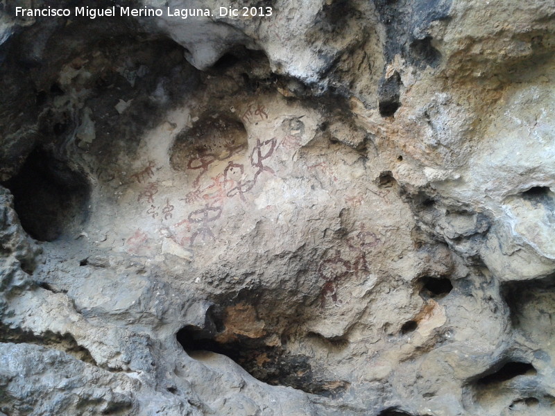 Pinturas rupestres de la Cueva de la Graja-Grupo VIII - Pinturas rupestres de la Cueva de la Graja-Grupo VIII. Grupo