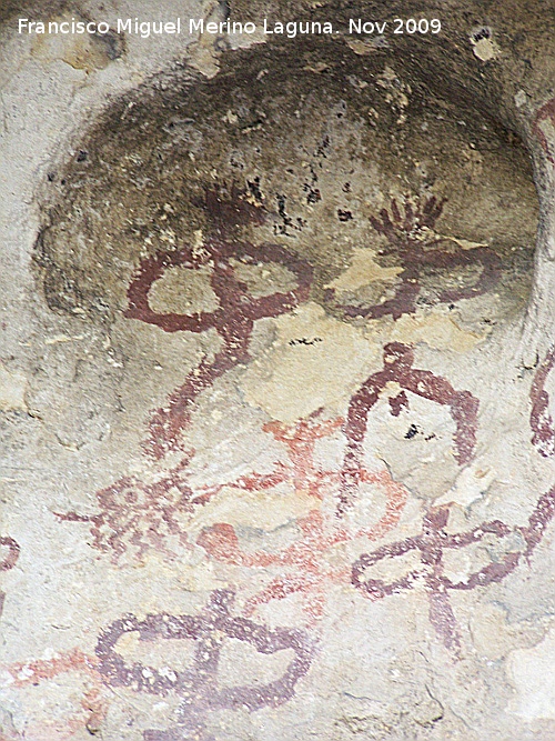 Pinturas rupestres de la Cueva de la Graja-Grupo VIII - Pinturas rupestres de la Cueva de la Graja-Grupo VIII. Reyes