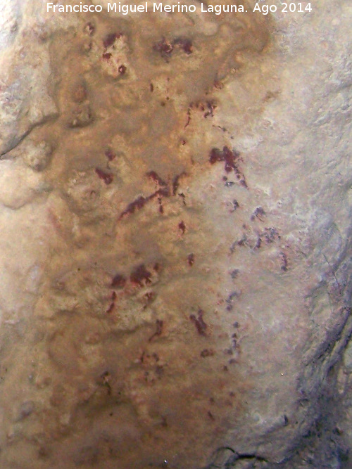 Pinturas rupestres de la Cueva del Zumbel Bajo - Pinturas rupestres de la Cueva del Zumbel Bajo. 
