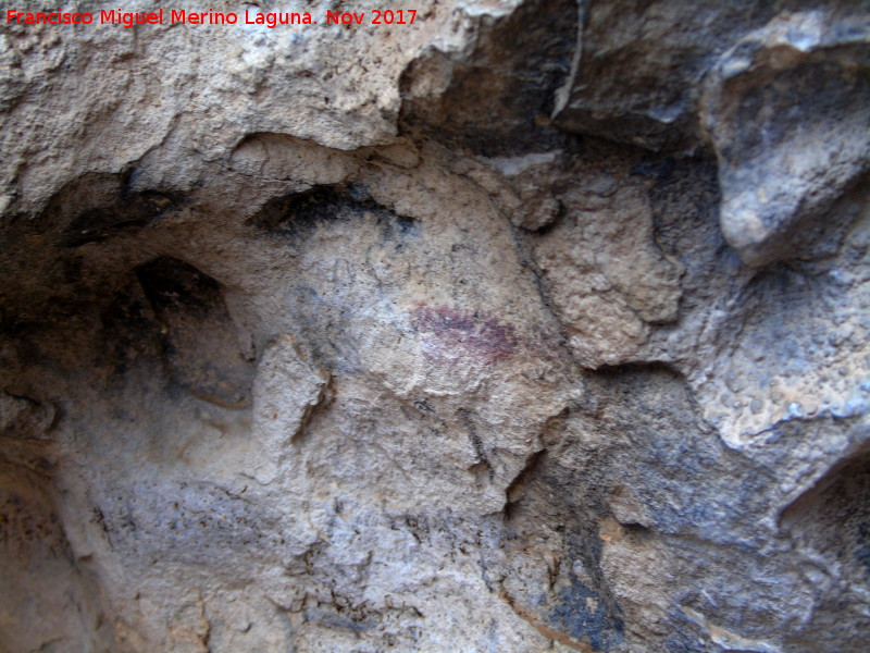 Pinturas rupestres de la Cueva de la Graja-Grupo IV - Pinturas rupestres de la Cueva de la Graja-Grupo IV. Mancha de la derecha