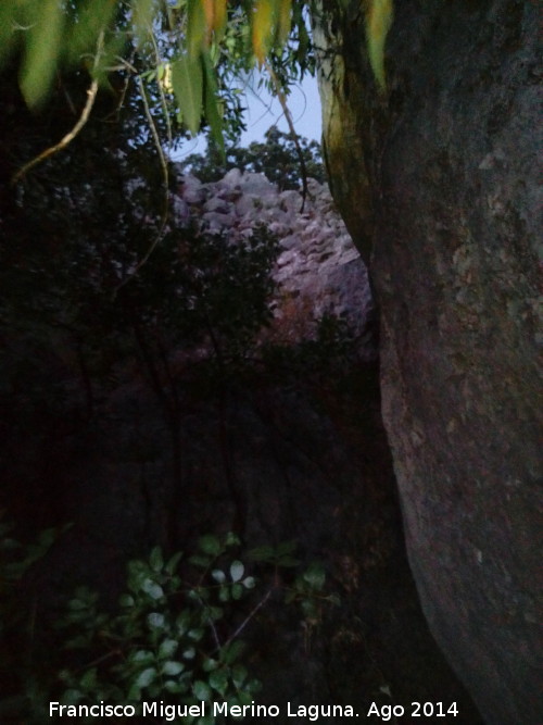 Cueva del Zumbel Bajo - Cueva del Zumbel Bajo. Muros de piedra