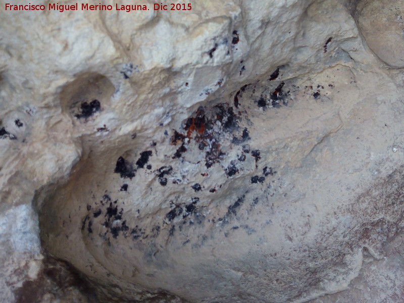 Pinturas rupestres de la Cueva de la Graja-Grupo III - Pinturas rupestres de la Cueva de la Graja-Grupo III. Mancha