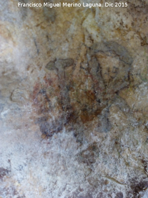 Pinturas rupestres de la Cueva de la Graja-Grupo XVI - Pinturas rupestres de la Cueva de la Graja-Grupo XVI. Figuras indeterminadas
