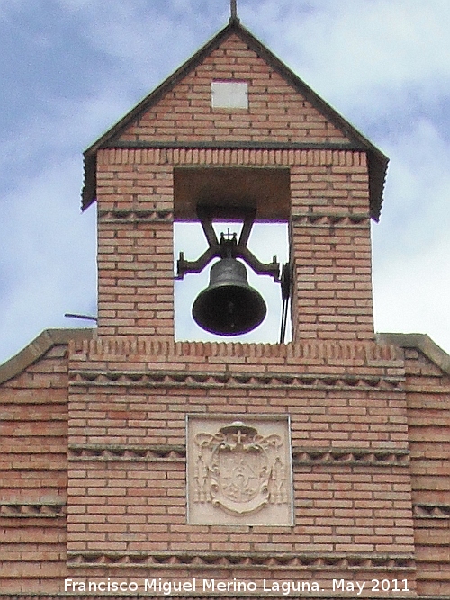 Iglesia del Santo Cristo de la Misericordia - Iglesia del Santo Cristo de la Misericordia. Espadaa y escudo