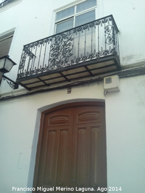 Casa de la Calle Aguilar n 2 - Casa de la Calle Aguilar n 2. Balcn de forja