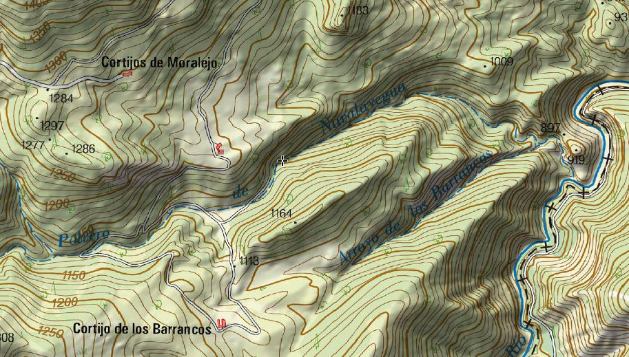 Arroyo de Navalayegua - Arroyo de Navalayegua. Mapa
