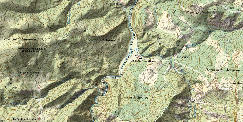 Cortijo de Prados Bajos - Cortijo de Prados Bajos. Mapa