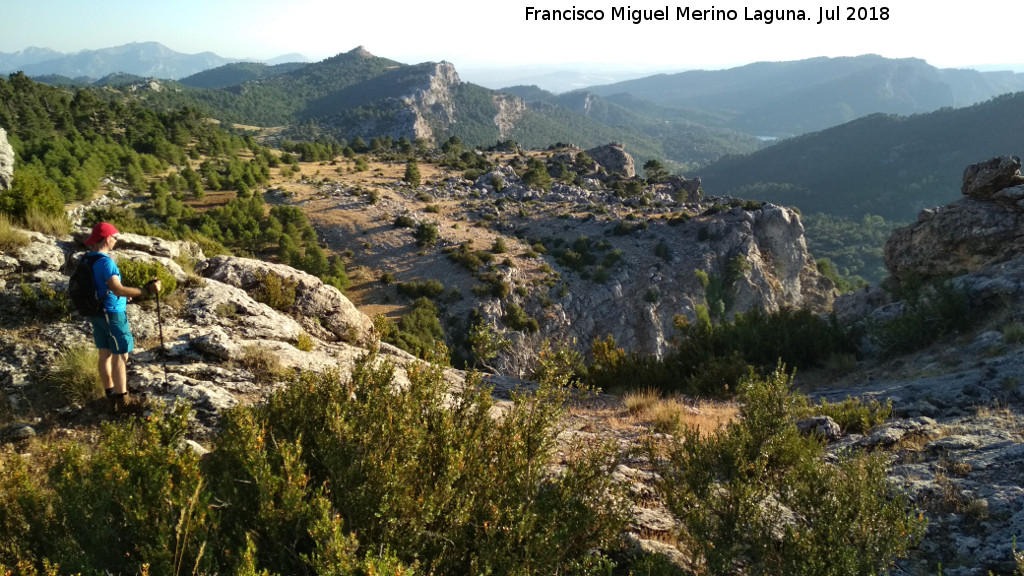 Lancha de la Escalera - Lancha de la Escalera. Vistas hacia el Aguascebas