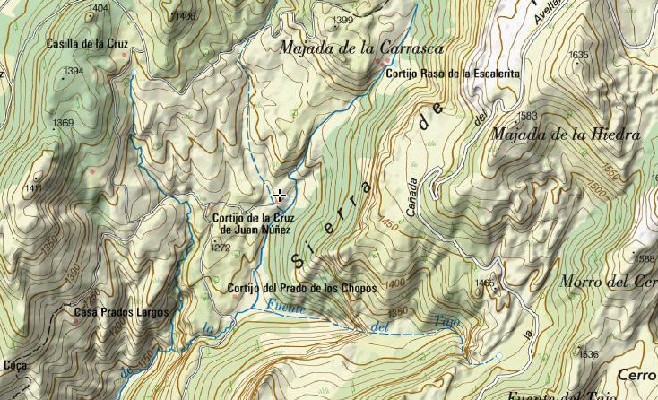 Cortijo Las Castaetas - Cortijo Las Castaetas. Mapa