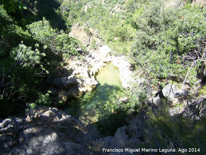 Cascada Sexta de la Osera - Cascada Sexta de la Osera. Parte alta de la cascada