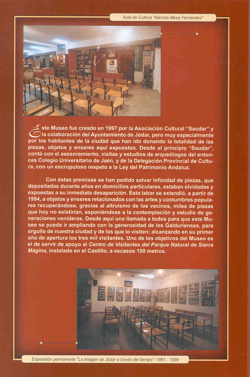 Museo de Jdar - Museo de Jdar. Folleto pgina 2