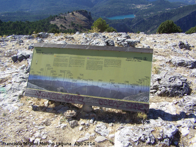 Mirador de Navazalto - Mirador de Navazalto. Panel