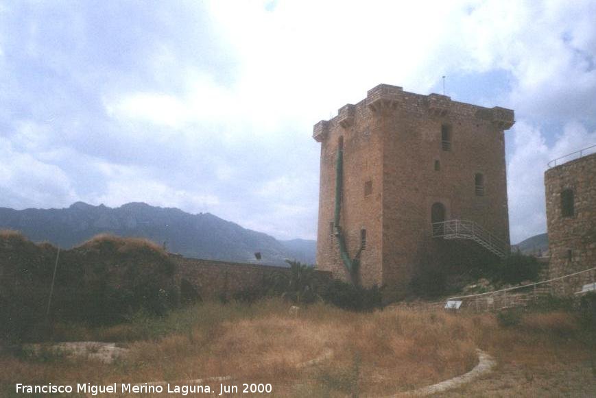 Castillo de Jdar - Castillo de Jdar. Torre Vieja en proceso de reconstruccin
