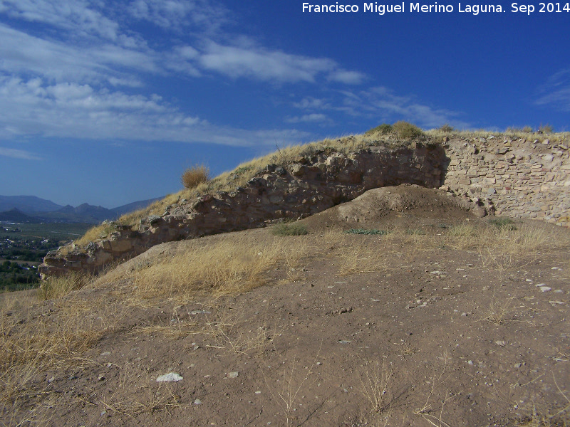 Oppidum Puente Tablas. Muralla - Oppidum Puente Tablas. Muralla. Torren