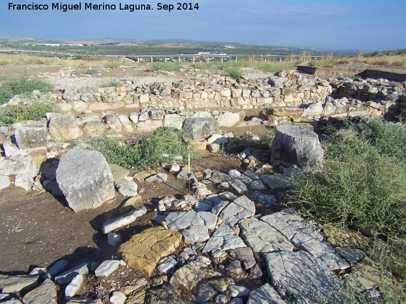 Oppidum Puente Tablas. Palacio - Oppidum Puente Tablas. Palacio. Sala del Trono